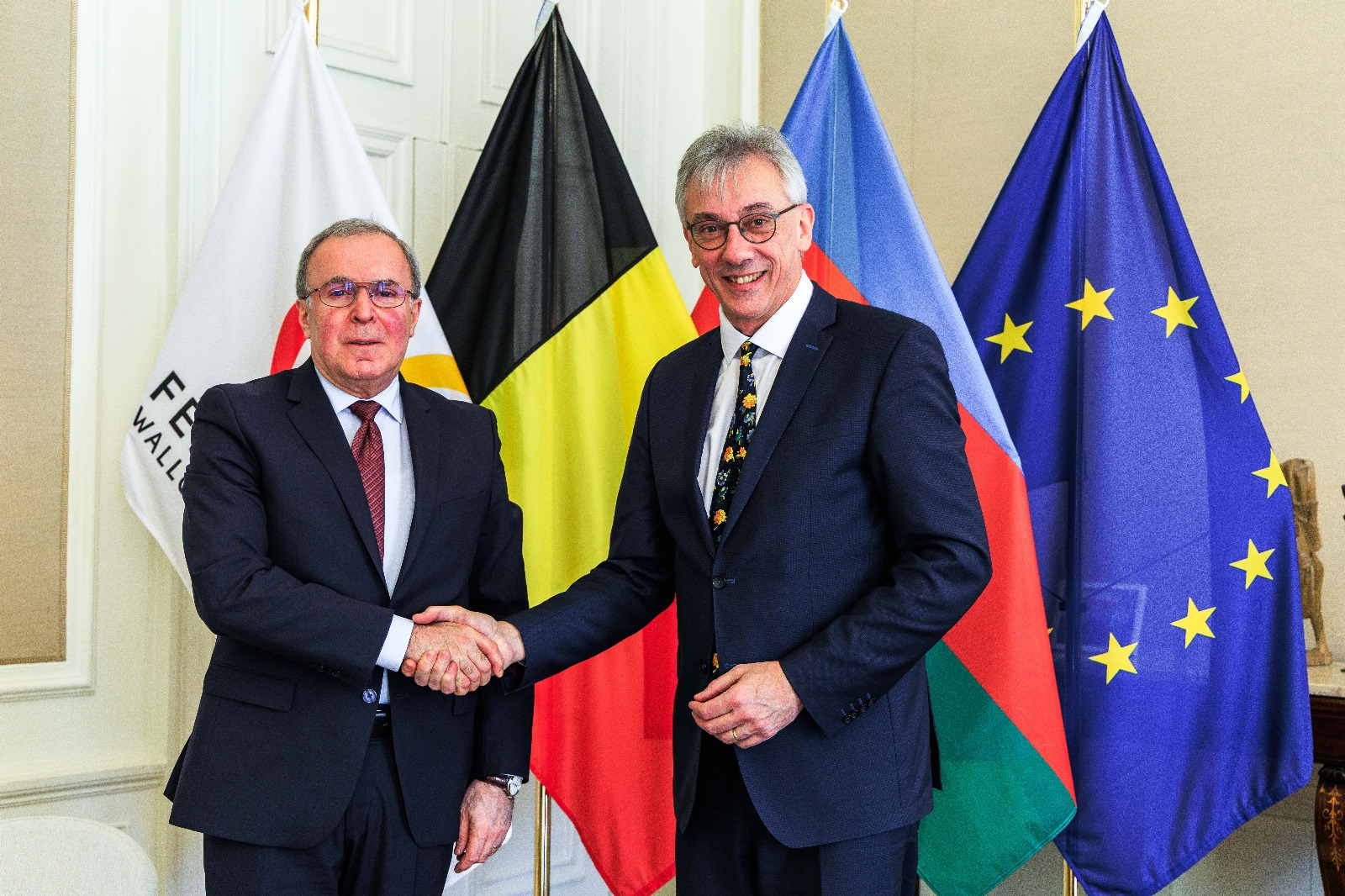 Meeting with Mr. Benoît Dispa, the President of the Parliament of  Wallonia-Brussels Federation Xeber basligi