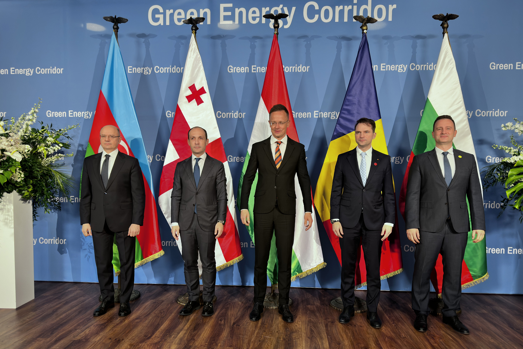 Azerbaijan, Georgia, Hungary and Romania signed a Joint letter on the Green Energy Corridor in Budapest Xeber basligi